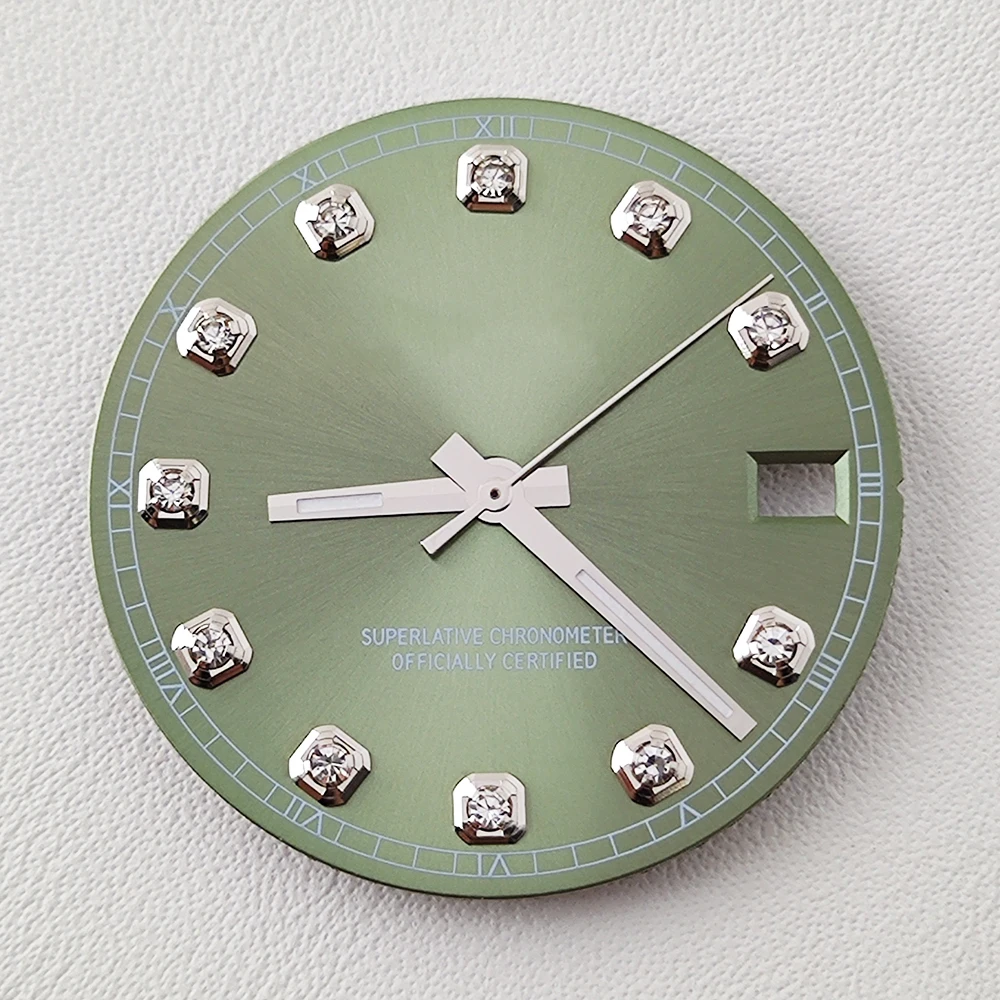 28.5mm NH35 dial Dial diamond nh35 Watch Dial Modified Dial for NH35/NH36 Automatic Movement Watch accessories