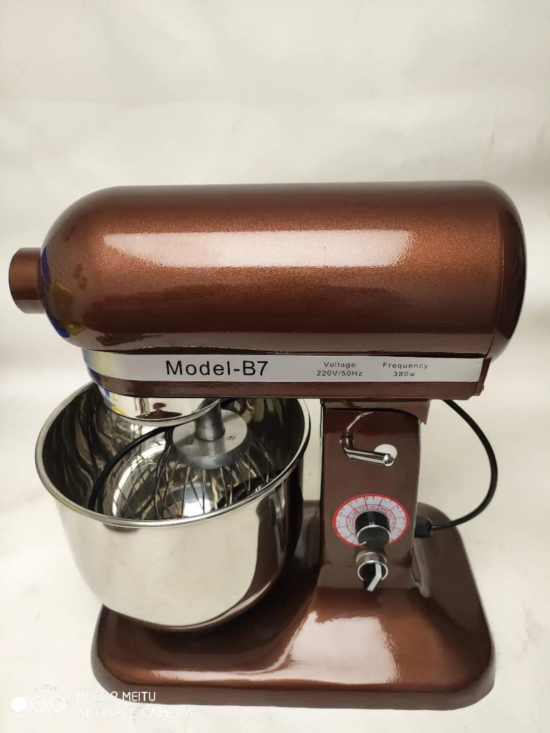 Mini Electric Mixer for Food Egg Dough Dough Hook and Mixing Bowl Accessories on Sale