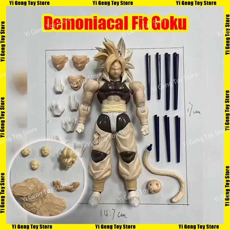 

Hot Demoniacal Fit Dragon Ball Shf Ssj Super Saiyan Son Goku Action Anime Figure Accessories Headsculpt Model Toy Birthday Gift