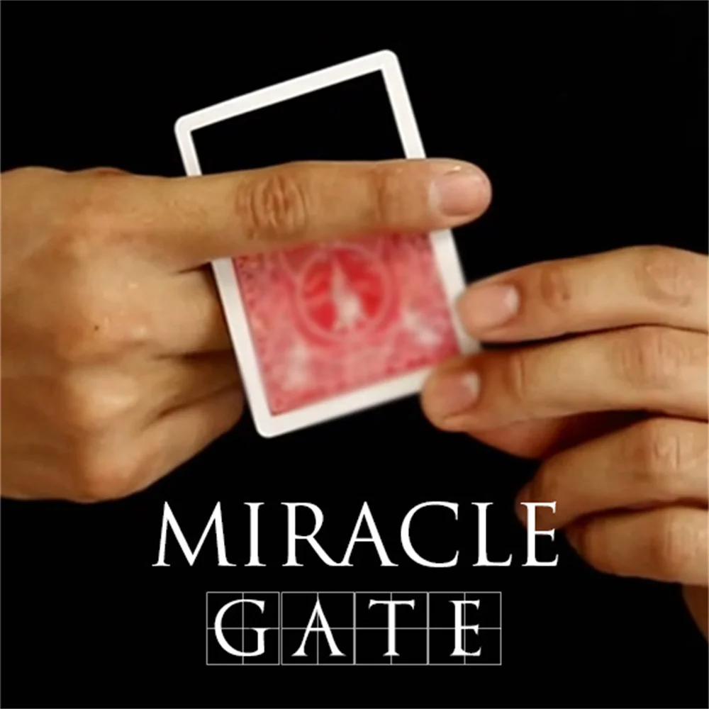 Miracle Gate Magic Tricks Gimmicks Border To Complete Card Visual Change Magia Magician Close Up Street Illusions Mentalism Prop