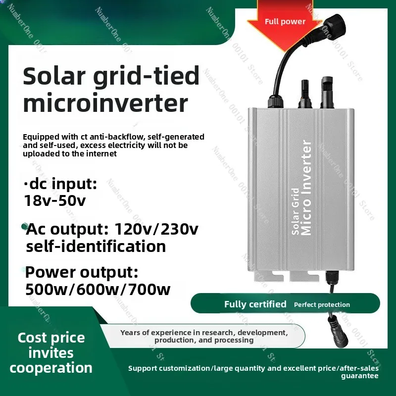 Anti-Backflow CT Solar Grid-Tied Inverter Multi-Purpose PV Battery Inverter