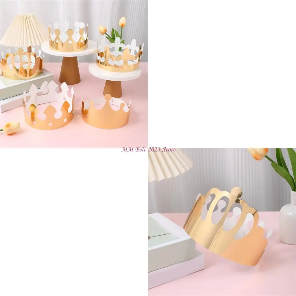 

49ME 20Pcs Soft Edges Paper Party Hats Children Adults Birthdays Quick Setup