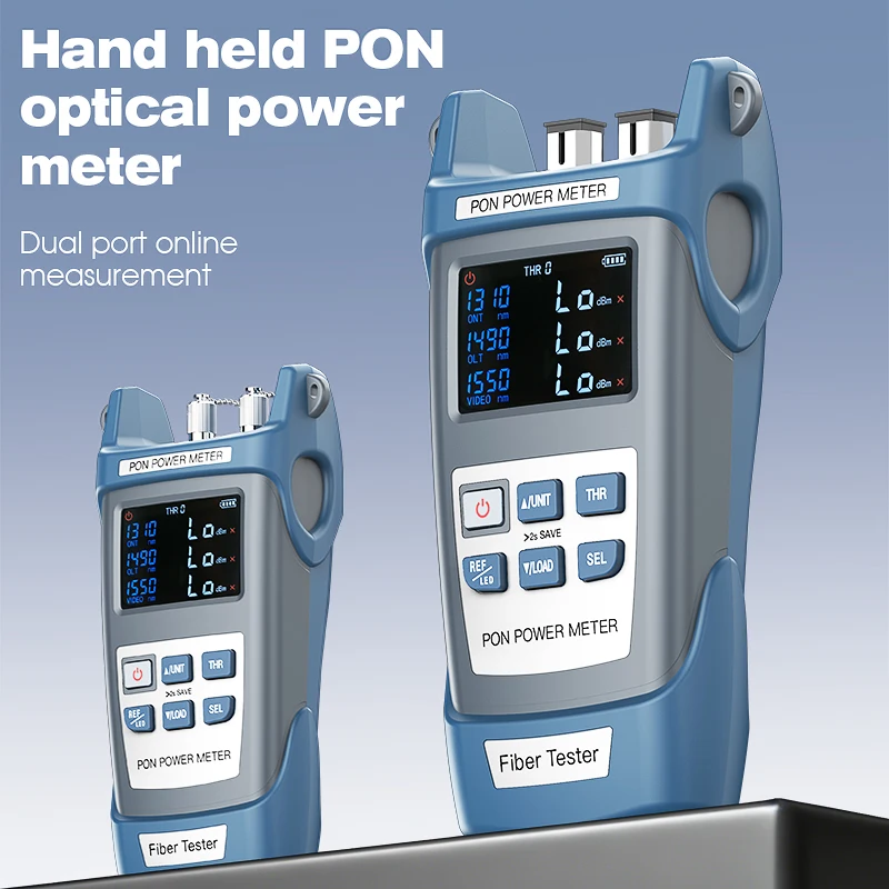 COMPTYCO AUA-350A/350U PON OPM Optical Power Meter Fiber Tester 1310/1490/1550nm FTTX/ONT/OLT Optical Communication Testing Tool