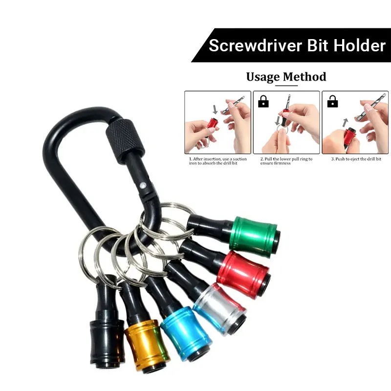 

Держатель бит, быстроразъемный брелок, адаптер для дрели, магнитный карабин, шестигранный хвостовик 1/4, удлинитель из сплава, ручной инструмент