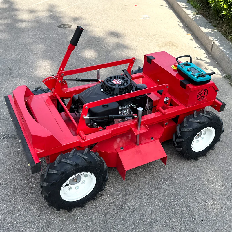 Maßgeschneiderter Weed Eater Rasentrimmer Ferngesteuerte Rasenmäher Freischneider Elektrischer selbstfahrender Rasenmäher