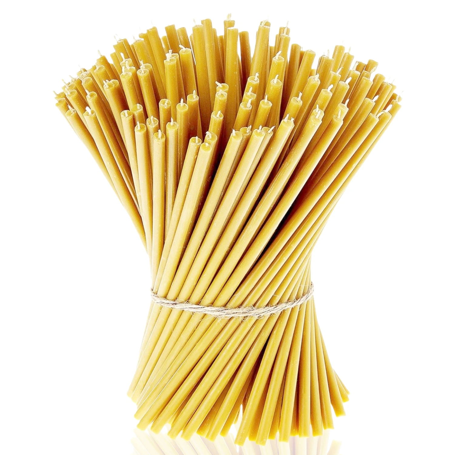 100 sztuk świece z wosku pszczelego naturalne świece miodowe bezdymna świeca bez kropli na świece rytualne kościół religijna modlitwa dekoracje bożonarodzeniowe