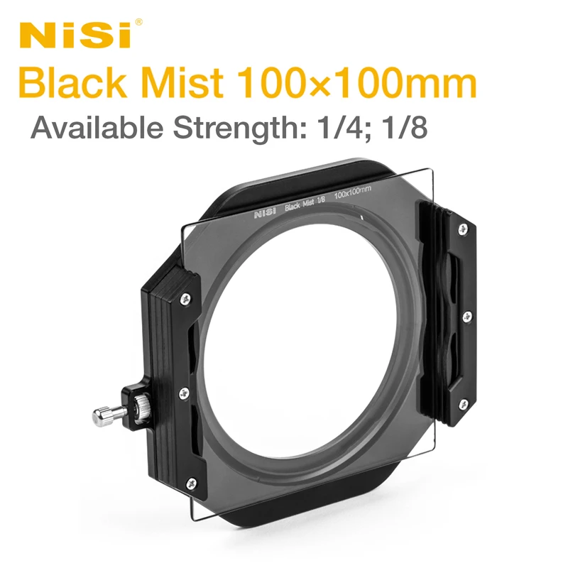 NISI Camera Lens Black Mist Diffusion 100x100mm 1/4 1/8 Filter Square Filters Portrait Photography Lens Filter Camera Lens