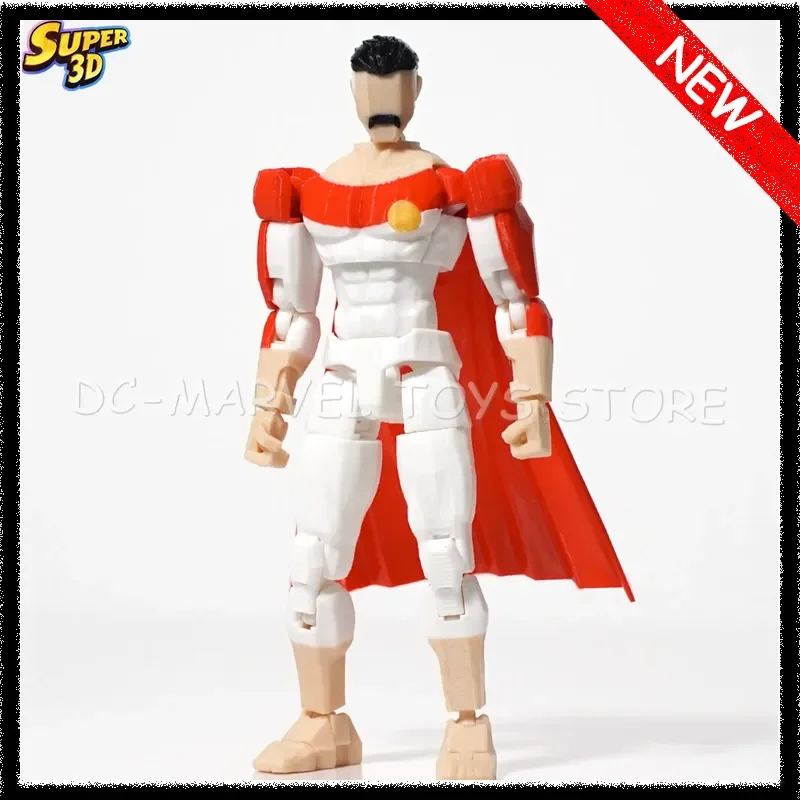 

Новая 3D-печатная многосуставная фигурка-игрушка Omni Man Invincible Coalition of Planets Nolan Grayson Dummy13 T13
