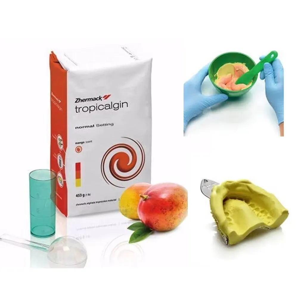 Zhermack Phase Plus Chromatic High Precision Tropicalgin Hydrogum Soft Dustfree Alginate Impression Materials For Dental Lab