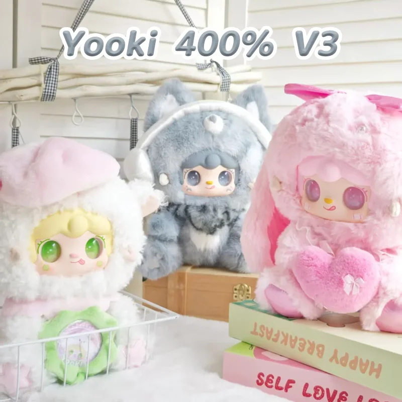 

100% Genuine Yooki 400% V3 Versatile Idol Series Blind Box Cute Doll Collection Desktop Ornament Fashion Trend Gift Girl