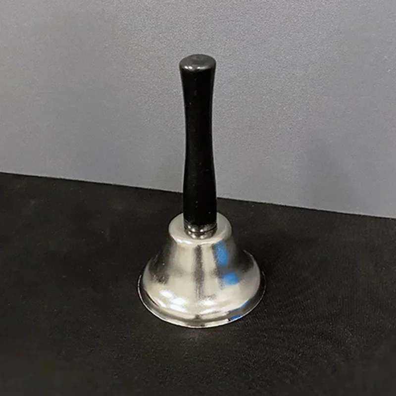 Ring in the Bell (Silver) Magic Tricks Borrowed Ring Flight Vanish Appear in Bell Close-up Illusions Gimmicks Mentalism Props