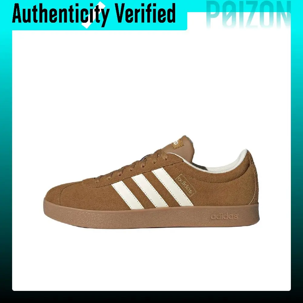 Adidas Vl Court Classic Low top German Army Trainers Unisex Brown KK3773
