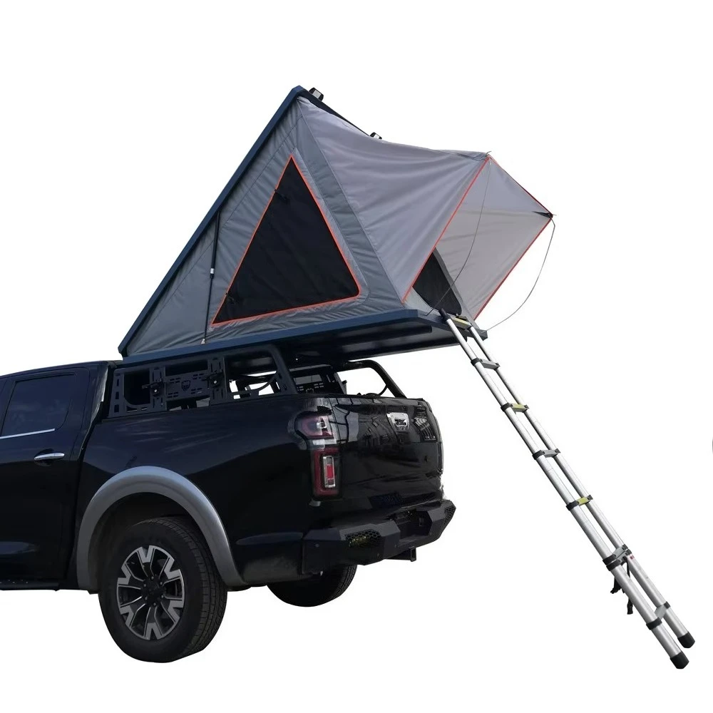 

Треугольная алюминиевая палатка на крыше с твердым корпусом — 4-WD внедорожная палатка на крыше для кемпинга