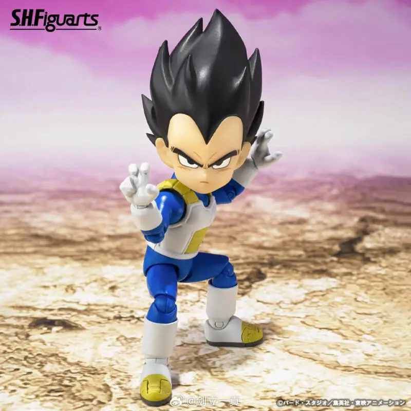 BANDAI S.H.Figuarts SHF Dragon Ball Vegeta MINI DAIMA  Anime Action Collection Figures Model Toys