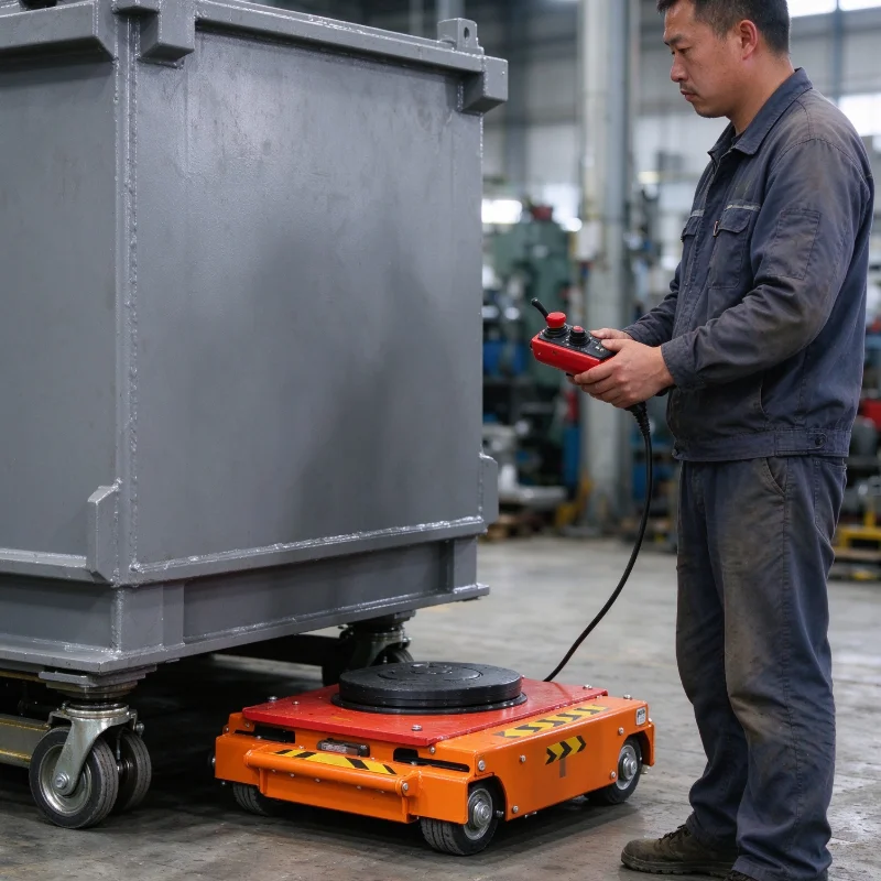 Customized Remote Control Electric Machinery Skate for Heavy Equipment Moving and Machine Installation