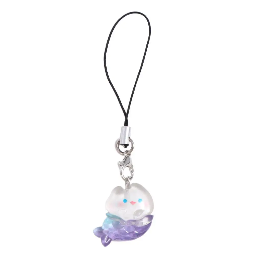 Lanyard Fish Phone Chain Keychain Starfish Phone Hanging Rope Whale Sea Creature Mobile Phone Chain Telephone Jewelry