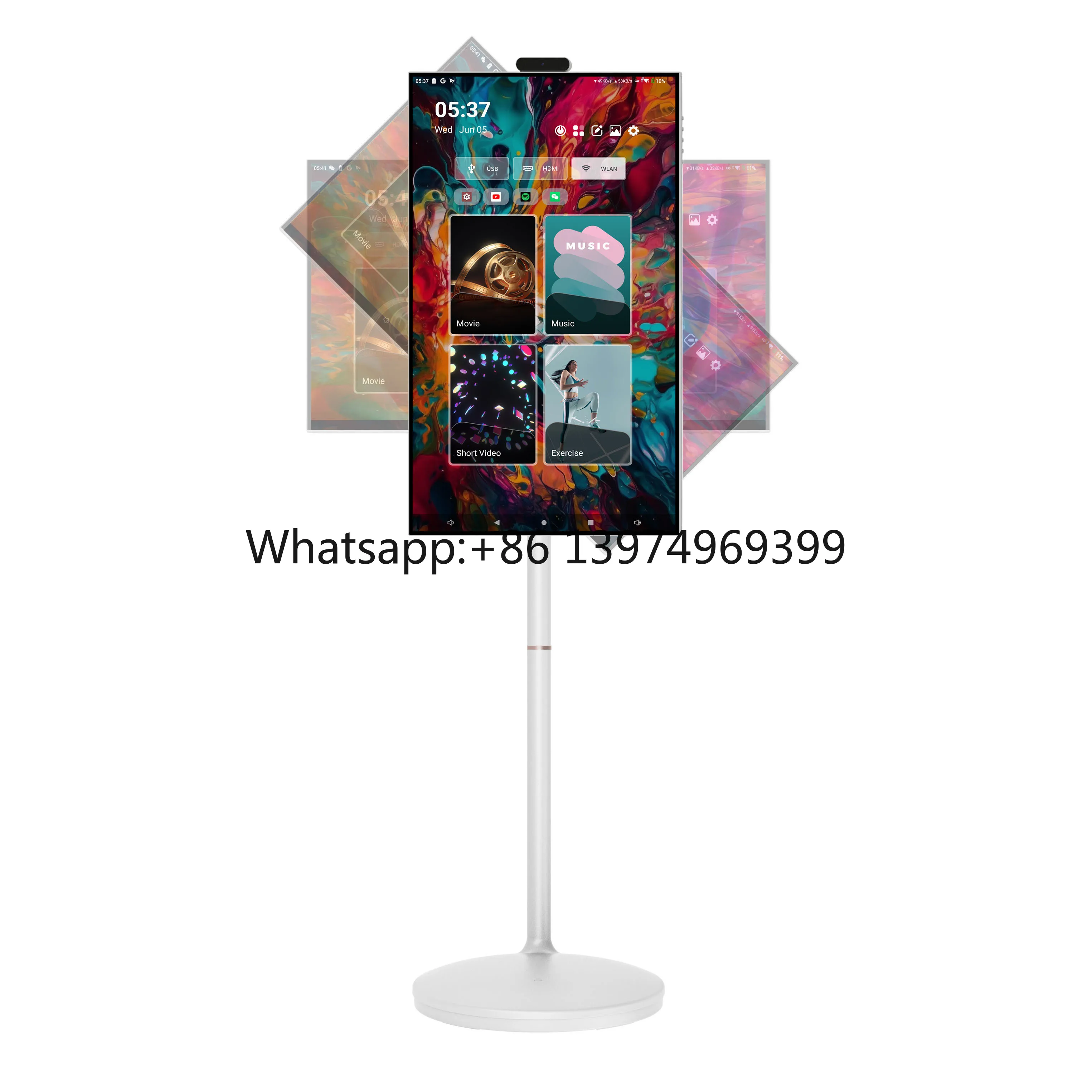 Portable Stand TV (21.5