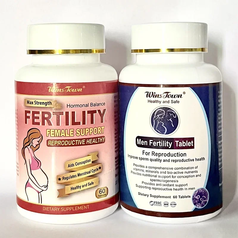 

Men Fertility Tablet Pills+Women's Health Fertility Tablets Promoting Fertility Males Hormone Balance Tablets Woman health food