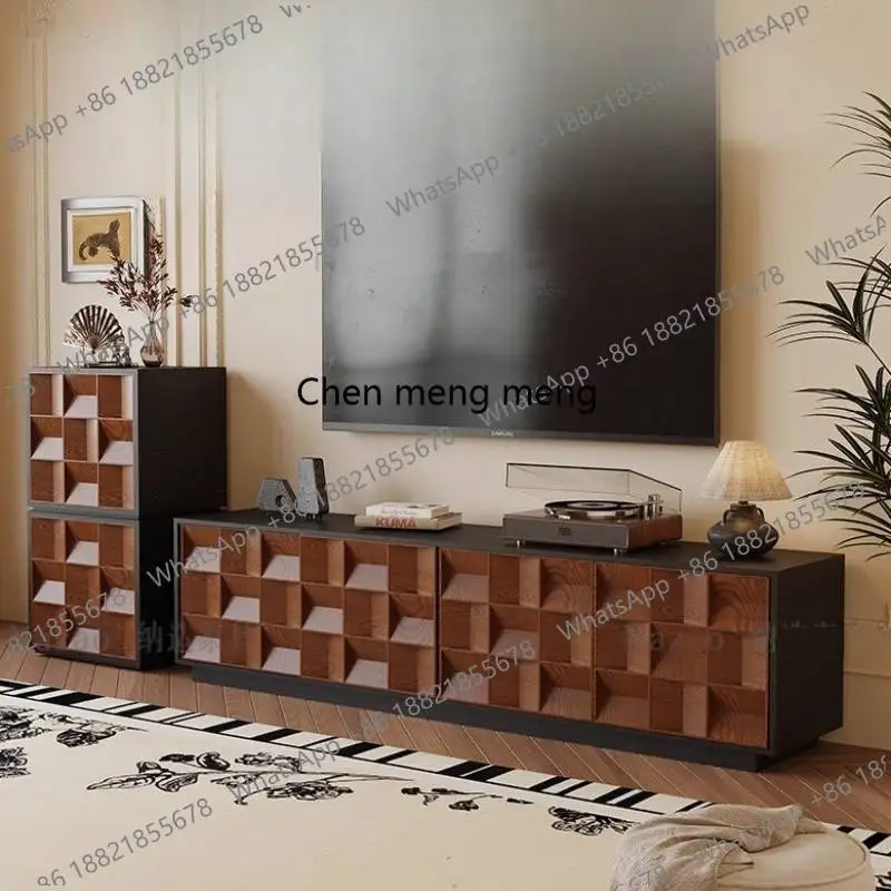

Brown Dark Tv Cabinet Decoration European Italian Lounges Apartments Tv Cabinet Living Room Szafka Pod Telewizor Furniture Home