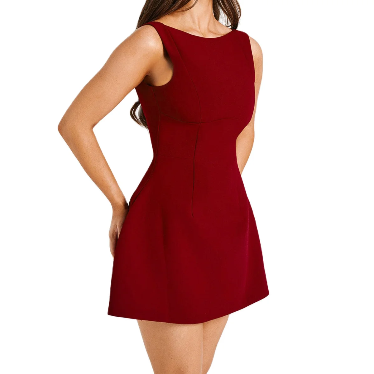 White A-Line Dresses Woman Elegant Evening Party Mini Dress Fashion Solid Sexy Backless Bodycon Waist Wrap Short Vestidos Summer