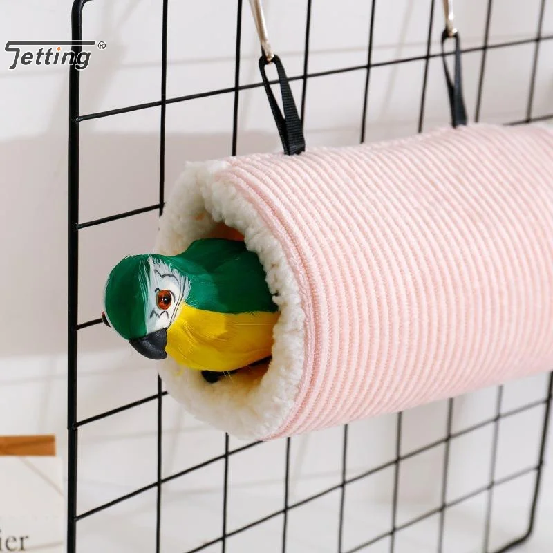 

Утолщенное плюшевое теплое гнездо для маленьких домашних животных, подвесные сумки-гнездо для маленьких животных, спальный мешок для хомяка