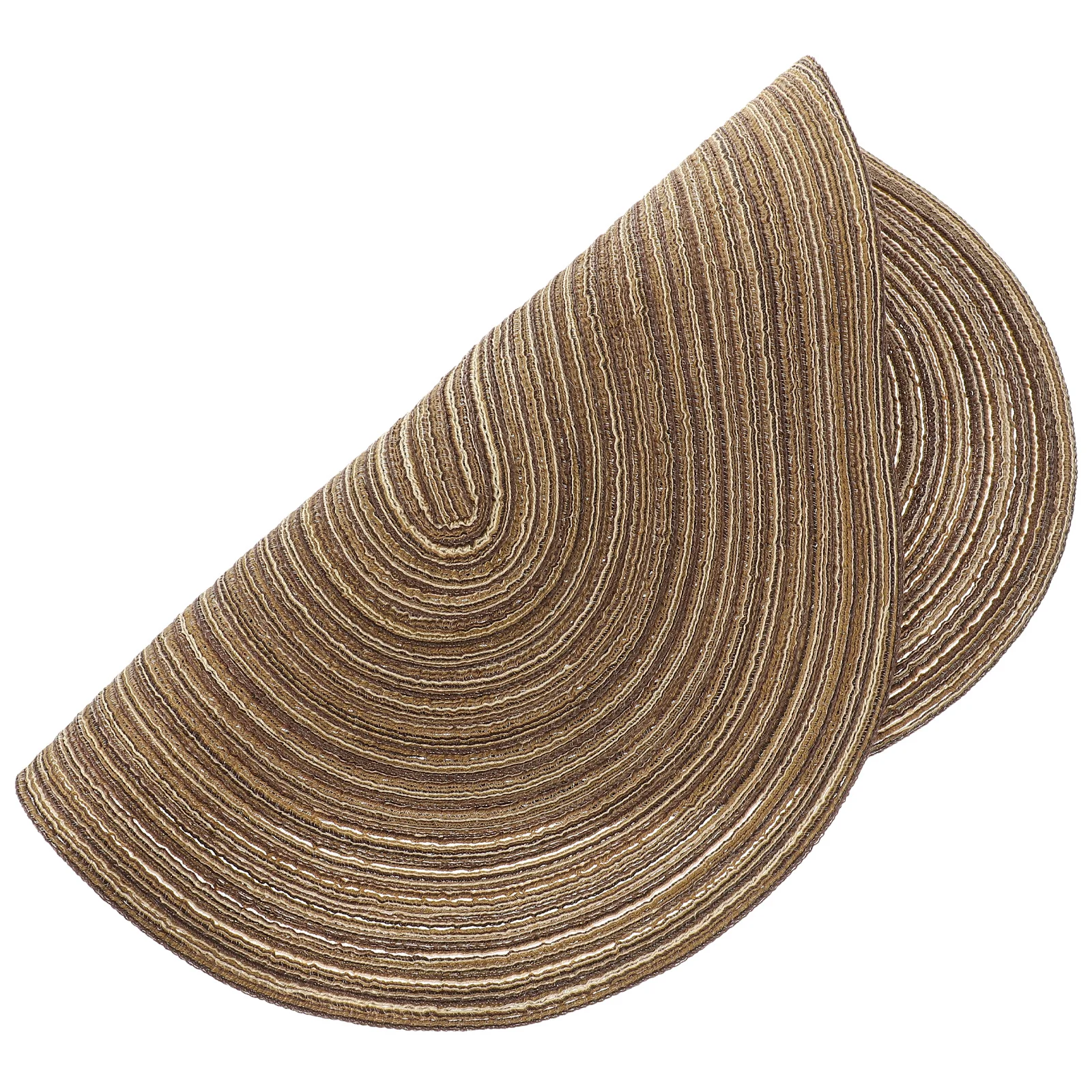 

Woven Placemat Handwoven Tableware Mat Heat-Resistant Rustic Farmhouse Dining Pad Reusable Cutlery Cushion Insulated