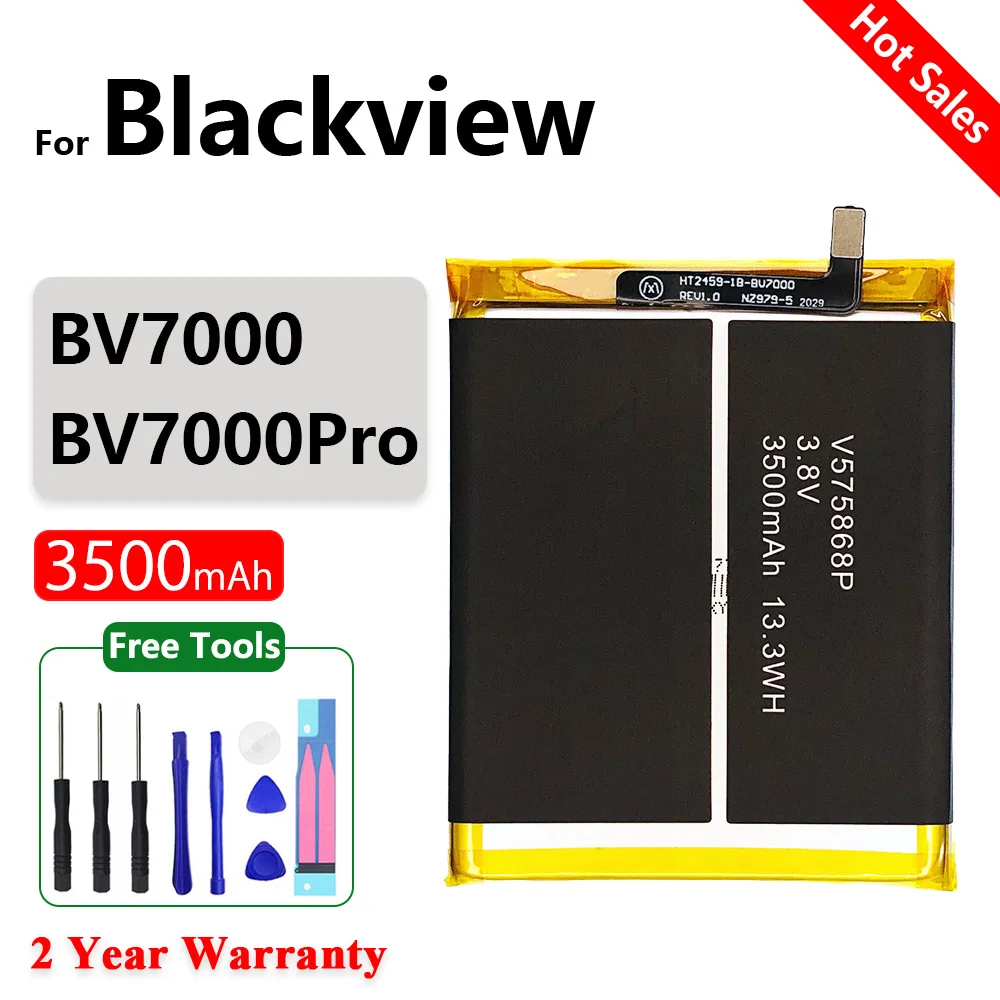 100% Original NEW 3500mAh Battery For Blackview BV7000 Smart Mobile Phone li-ion Battery For Blackview BV7000 Pro+Free Tools