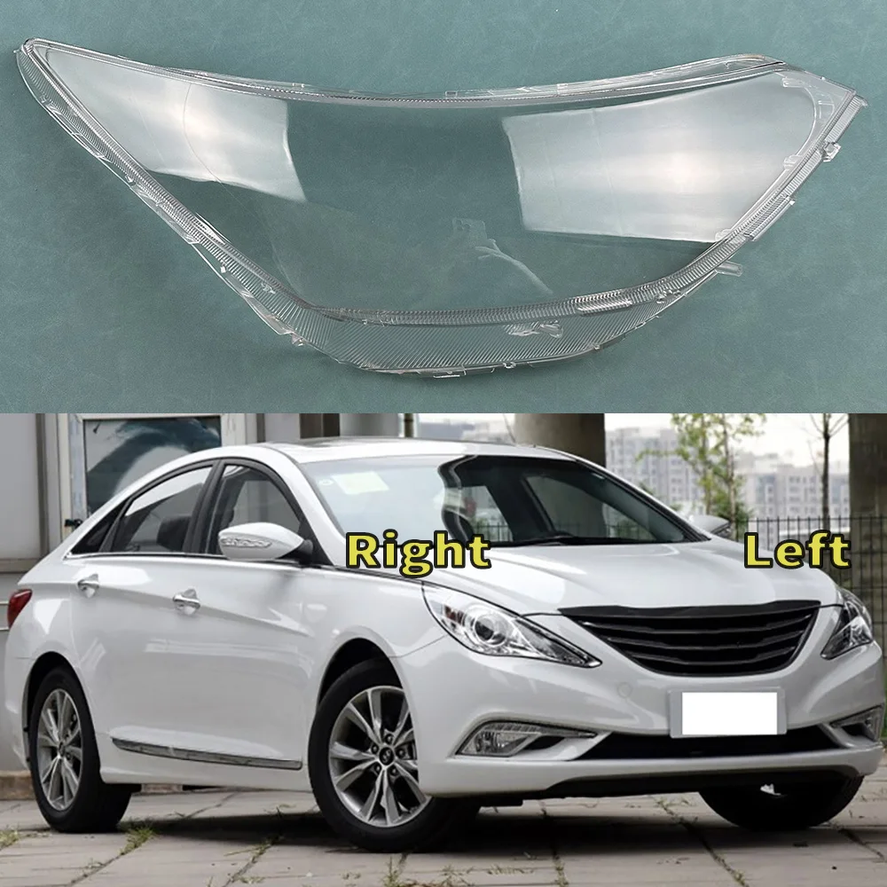 For Hyundai Sonata 2020-2022 Headlight Cover Headlamp Shell Lens Lampshade Transparent Shade Mask Plexiglass