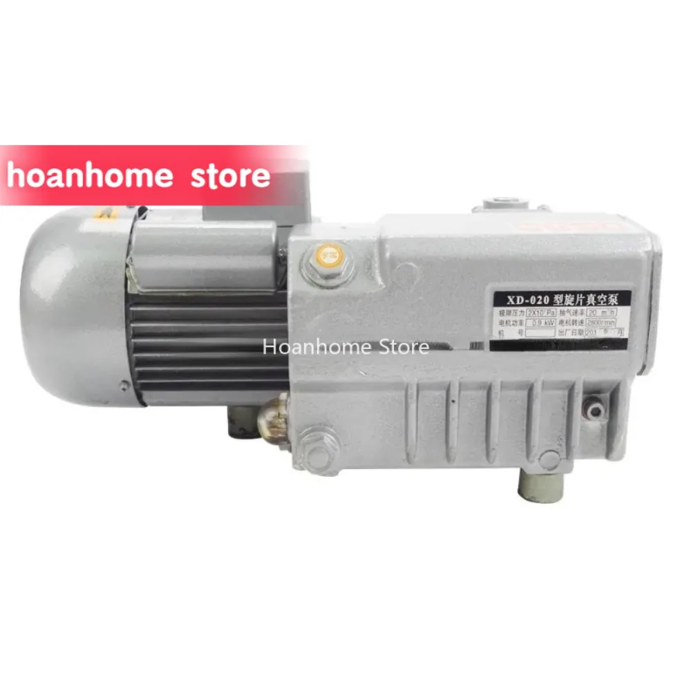 1pc 220/380V XD-020 rotary vane vacuum pumps vacuum machine motor 0.75kw/0.9kw