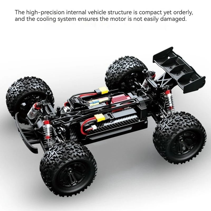 Kf16 sem escova 1:12 veículo de controle remoto off-road com tração nas quatro rodas rc caminhão grande carro de alta velocidade modelo profissional brinquedo presente