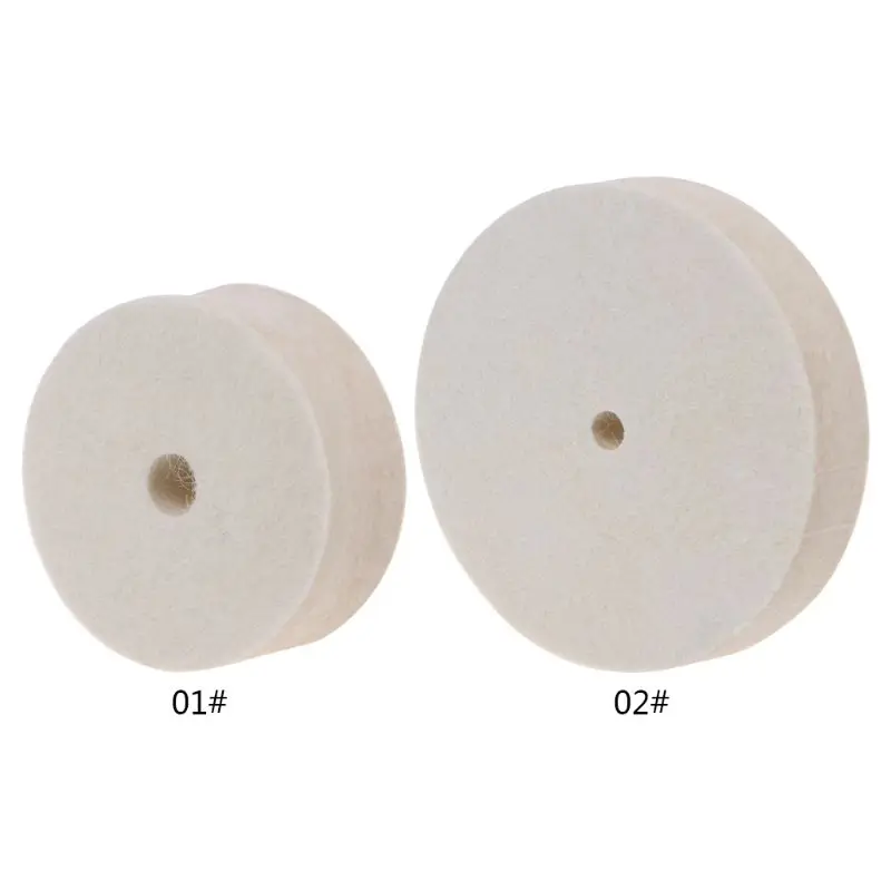 2/4 นิ้วขัดขัดขัดผ้าขนสัตว์ Felt ล้อขัด Abrasive Disc Pad F Dropsale