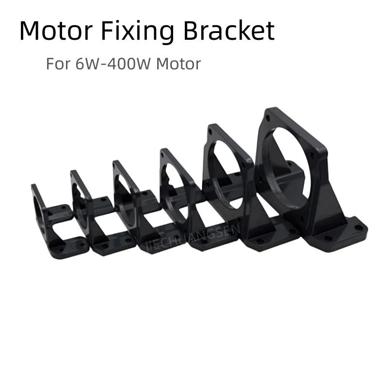 Motor Fixing Bracket 6W-400W Speed ReguMotorlating Motor Mounting Base Aluminum Bracket Can Be Installed Horizontally/Vertically