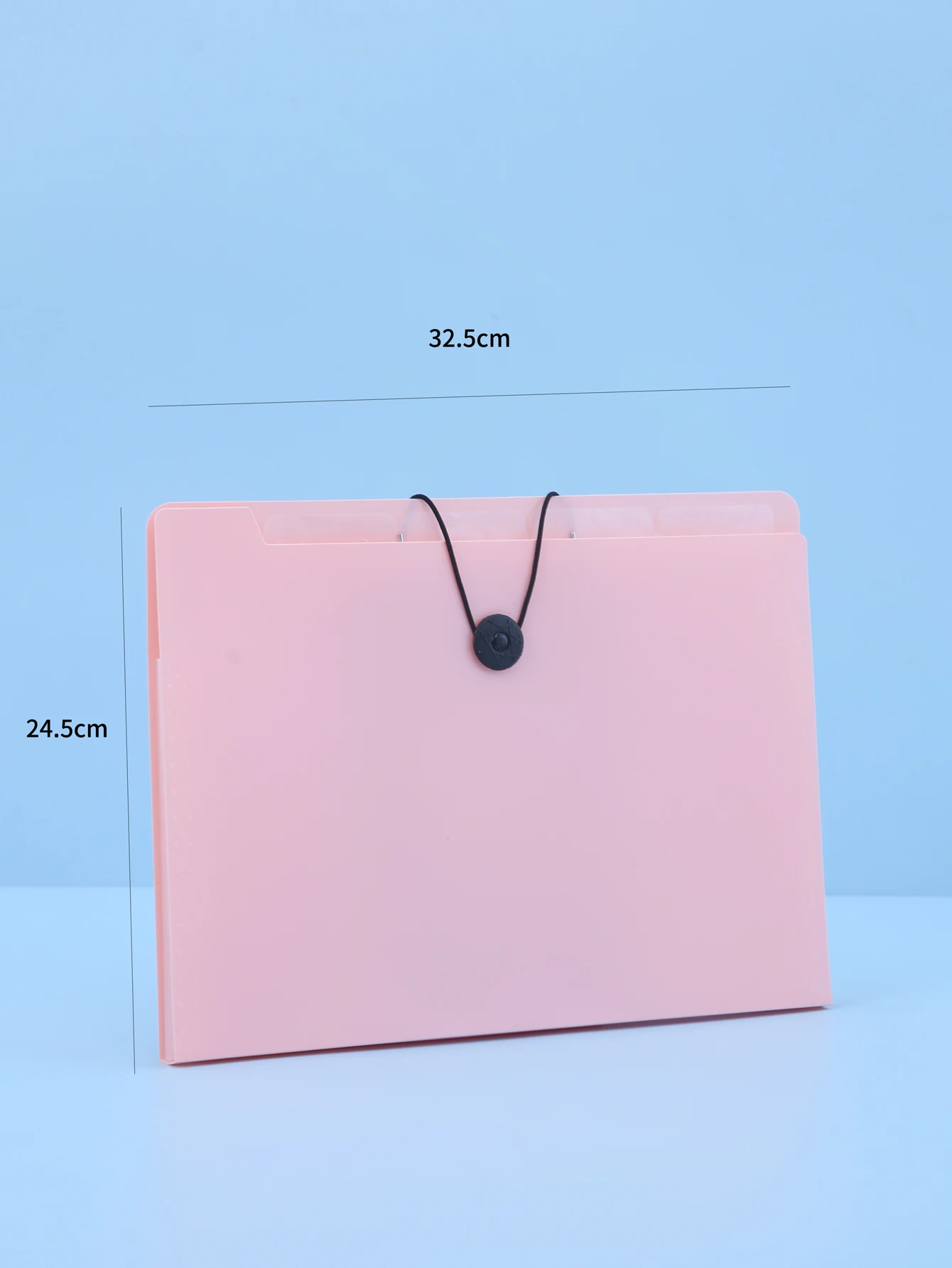 1PC Cute Transparent  Accordion File Folder for Students A4 Multi-Layer Storage Classification Pouch Organizational Tool