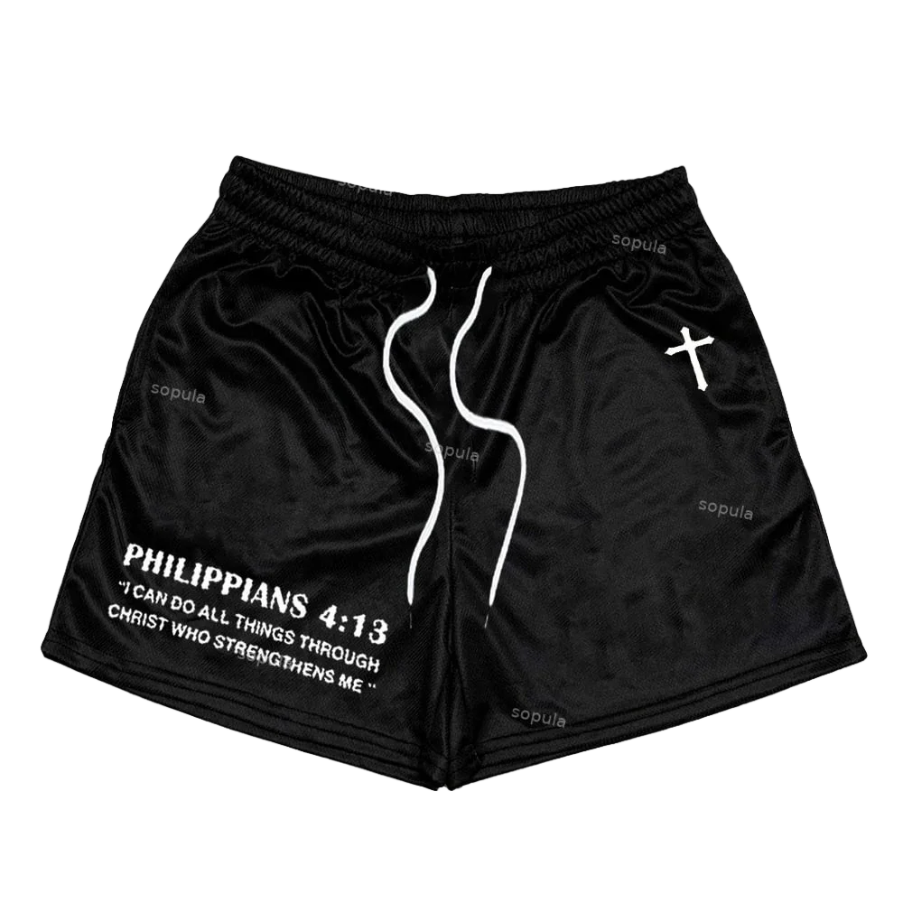 Vintage Graphic Casual Street Shorts Breathable Basketball Men Loose Shorts Sports Training Fitness Gym Fashion Quick-dry Shorts