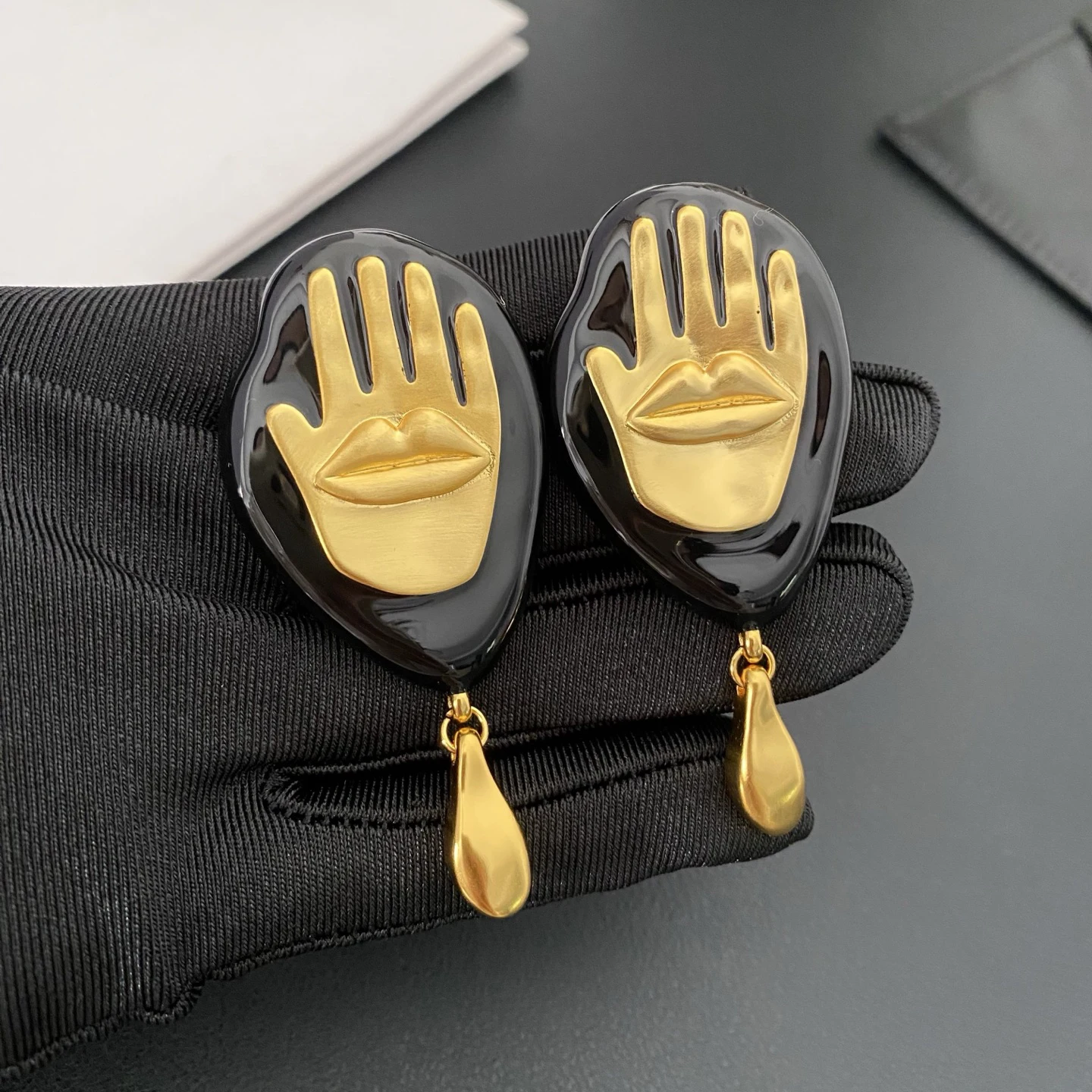 

Винтажный браслет, серьги и колье в стиле ретро, уникальный дизайн, роскошный ювелирный набор для женщин, ювелирные изделия в европейском и американском стиле.