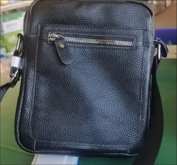 

New Luxury Casual Men's Handbags Cow Genuine Leather Male Shoulder Bag Men Natural Leather Crossbody Bag Messenger Bags