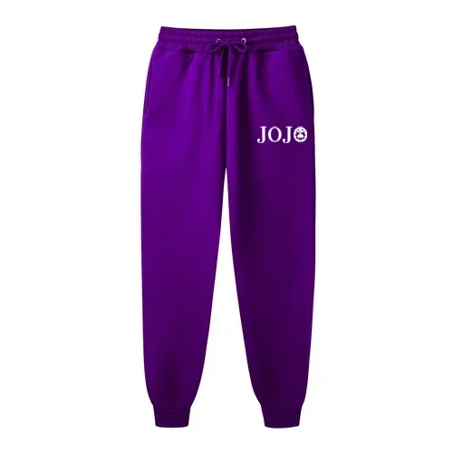 2026 Herren JOJO Anime Grafik-Print Jogginghose Graue Lässige Trainingshose mit Elastischem Kordelzug am Bund, Tailliertem Knöchel und Sportlichem Schnitt, Streetwear – Detail 9