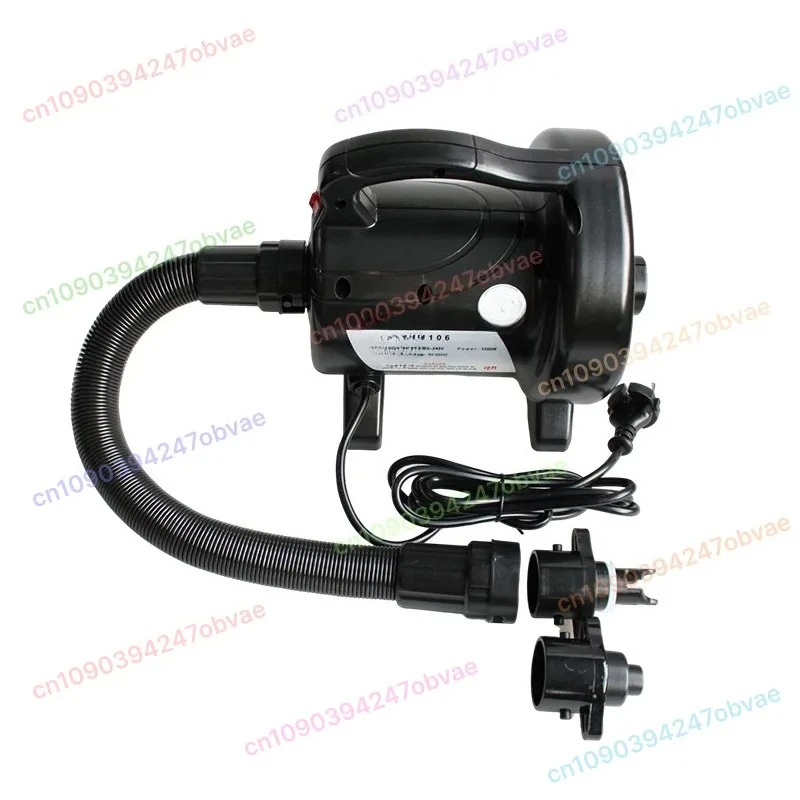 

1200W assault boat rubber boat outdoor electric air pump small portable drift boat air pump multi-interface