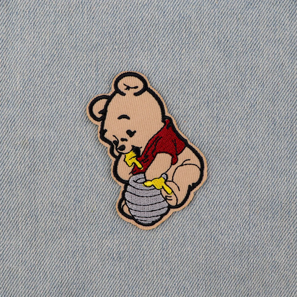 Cute Cartoon Bear Embroidery Patch Iron On Patches For Clothing Thermoadhesive Patches For Clothes Jackets Sew DIY Stickers