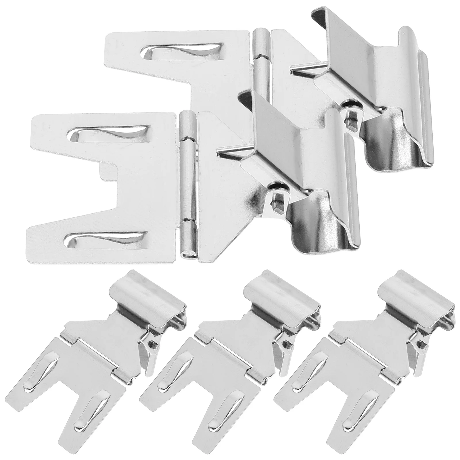 5 Pcs Price Tag Clip Portable Holders Label Clamp Shelf Metal Electroplated Iron Promotional Clamps Sign