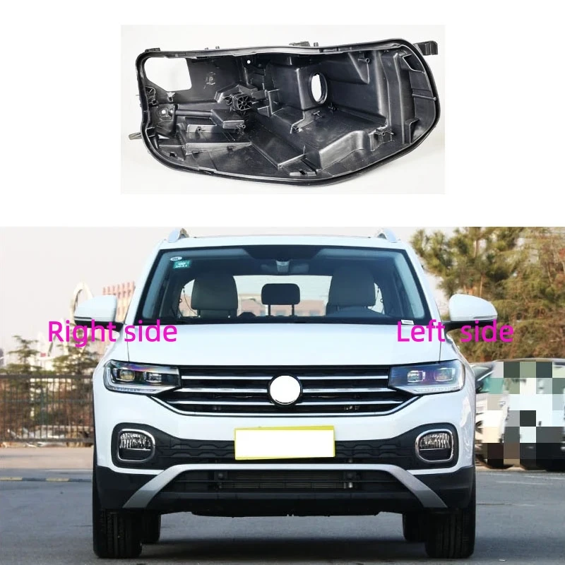 

For Volkswagen VW T Cross 2020 2021 2022 Headlight Base Headlamp House Car Rear Base Auto Headlight Back House