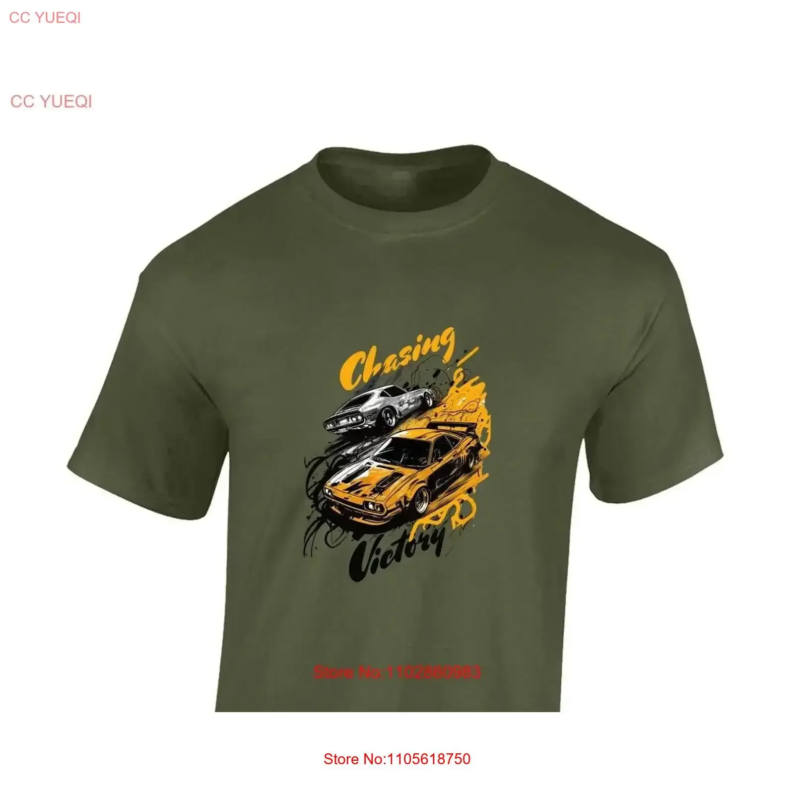 Chasing victory mens T Shirt unisex funny novelty supercar street racing muscle car race classic fashion design cool top
