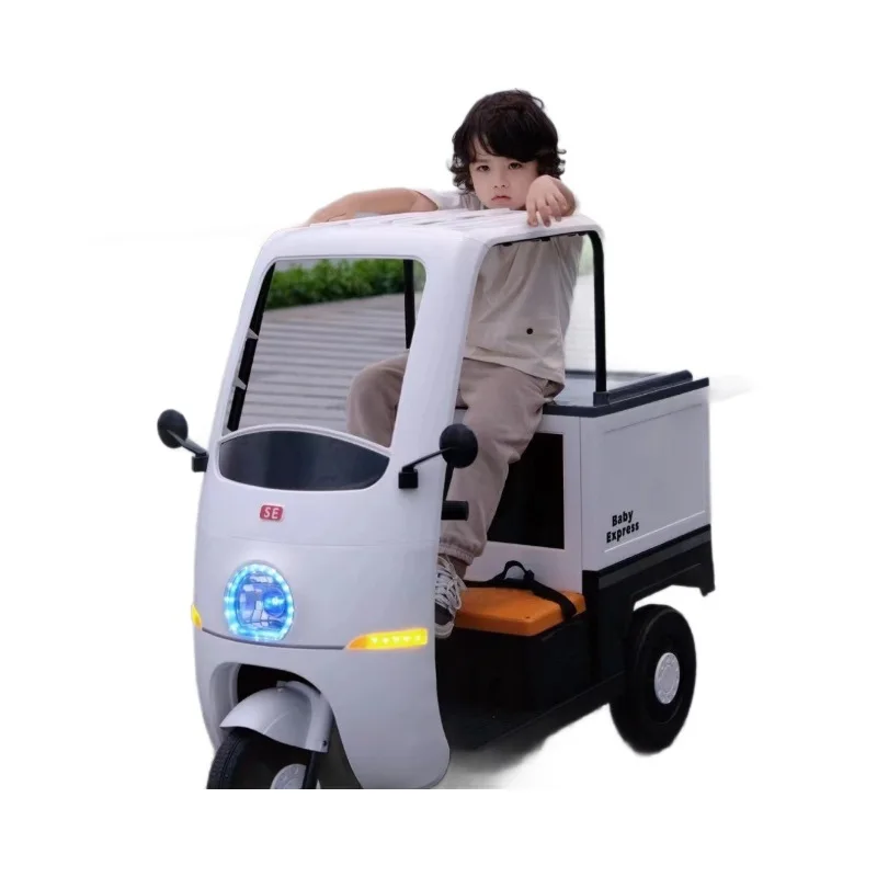 

Children's electric tricycle rechargeable car can seat boys and girls toys