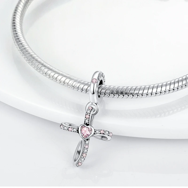 Bestseller 925 Sterling Silber Charms Perlen Anhänger Passend für Original Armband Halskette Charms DIY Damen Mode Schmuckherstellung – Detail 9