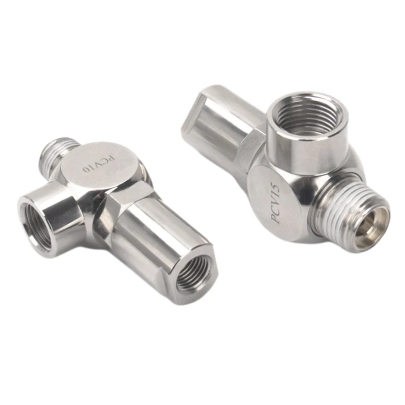 Válvula de retención neumática por inducción de aire, válvula unidireccional controlada por piloto PCV06 PCV08 PCV10 PCV15 con conector de 6mm, 8mm, 10mm y 12mm