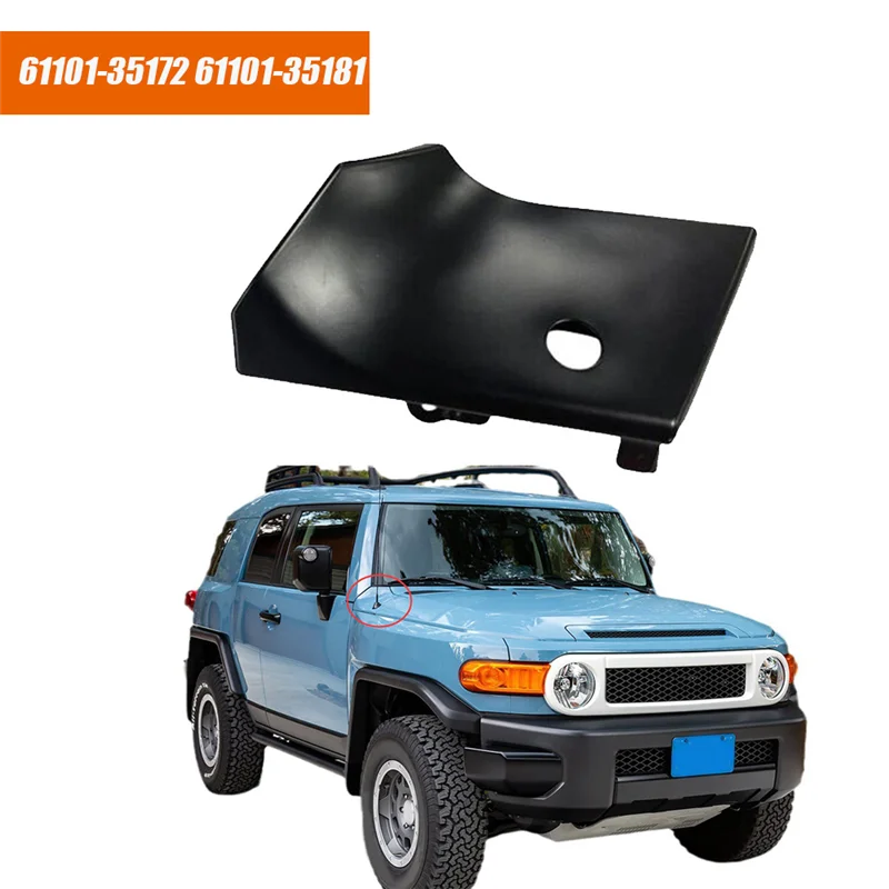 1 paar Vorderseite Oberen Kotflügel Panel 61102-35132 61101-35172 Für Toyoda FJ Cruiser 2007-2011 Auto Haube Flügel Hals panel-ABQF