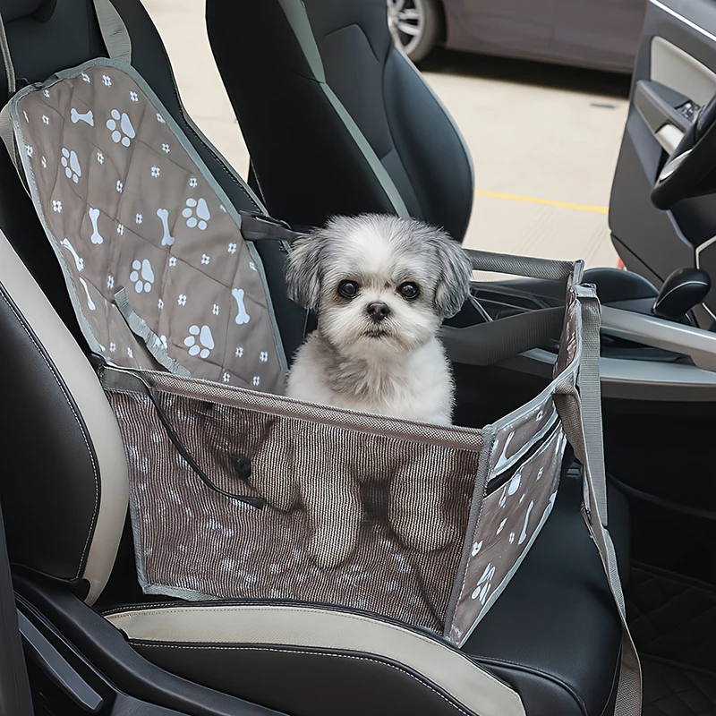 

Adjustable Car Passenger Seat Dog Basket Anti-Dirt and Scratch breathe grid Pet Mat for Traveling Pets accessories