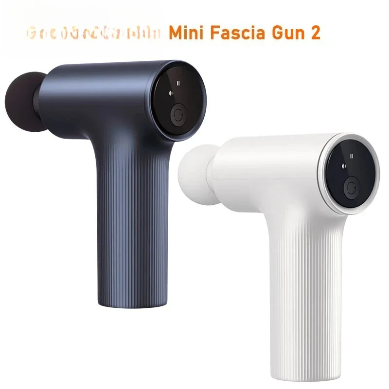 

Mini Fascia Gun 2 Muscle Massage Gun 2450mAh 3 Massage Head 18KG Thrust Shoulder Neck Relax Indicator Light Massage