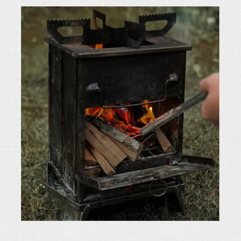Retractable Fire Blow Tube & Solid Magnesium Fire Starter Rod Kit Waterproof Flint Igniter Outdoor Survival Fire Tool Adventure