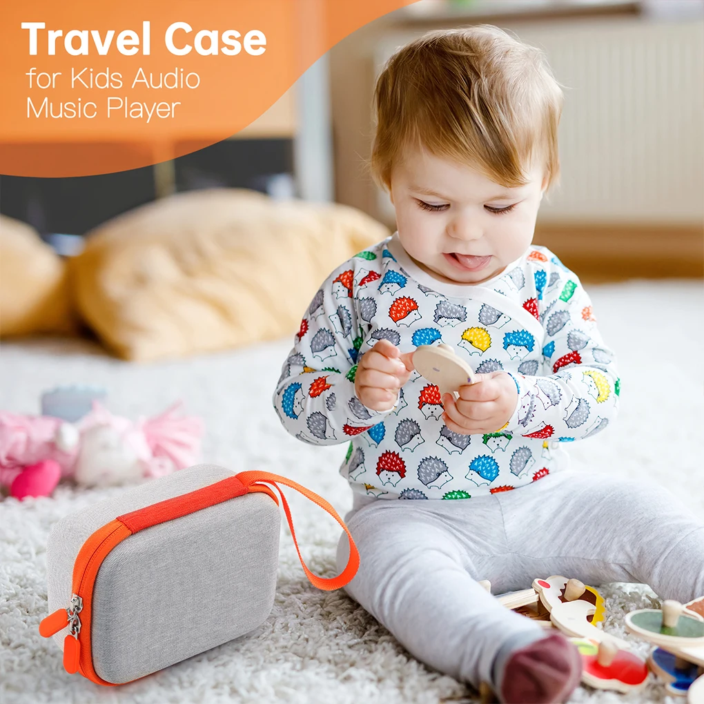 Reproductor protector y bolsa de almacenamiento, estuche de música para Mini auriculares, altavoz amigable, funda de nailon, Mini reproductor de música